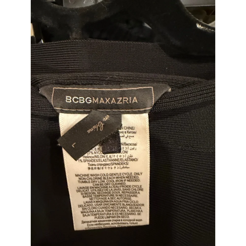 Women's BCBGMAXAZRIA Black Mini Skirt L